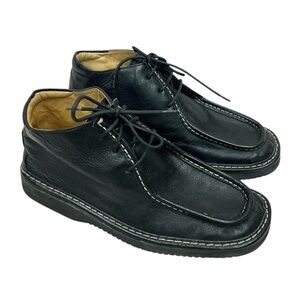 Bacco Bucci Italy Men's Leather Tyrolean Derby Shoes Wallabee Chukka Boots